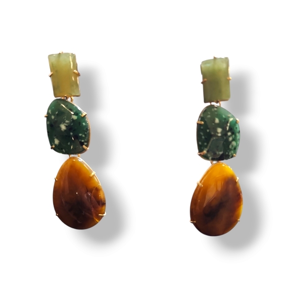 ZARA Stone Earrings - Picture 5 of 10